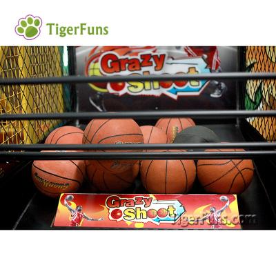 China Deluxe Metal+acrylic+plastic Metal+acrylic+plastic Arcade Basketball Shooting Games--Crazy Basketball Games Shooting Machine for sale