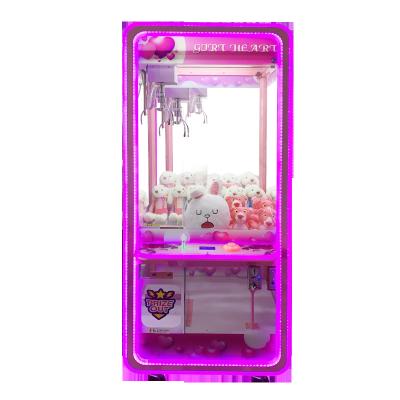 China Commercial Metal+acrylic+plastic Plush Metal+acrylic+plastic Transparent Glass Dolls Claw Game Machine Gift Price Stuffed Toys Crane Arcade Machine For Sale for sale