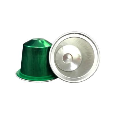 China Compatible nespresso aluminum foil pod with rubber ring for sale