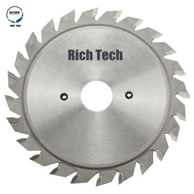 China Adjustable Plywood Scoring Saw Blade For MDF , Melamine , Ply Board for sale