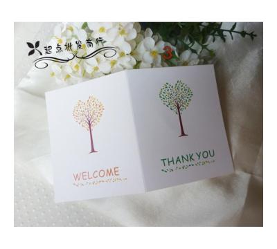 China paper & Mini Cardboard Business Gift Card Shopping Greeting Cards Custom Logo / Branded Thank You Shopping Cards for sale