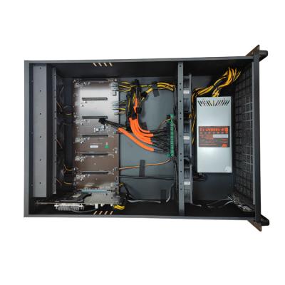 China Standard Desktop 67mm 6gpu B85 Chip IDC Computer Room Chassis Server Computer Chassis for sale