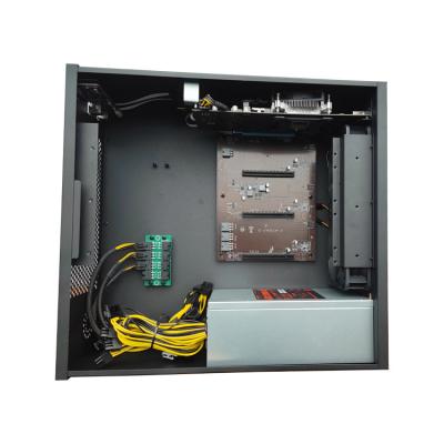 China With Fan 70mm 3 Card B85 Low Noise Motherboard Graphics Computing Box GPU Chassis RX580 Available 588 for sale