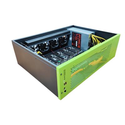 China With fan 67mm 6gpu B85 chip motherboard gpu case encryption enclosure mute case 6gpu case for sale