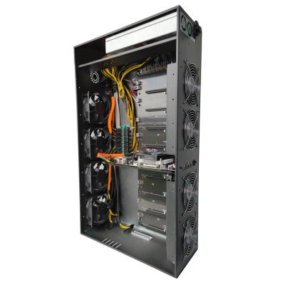 China 8GPU 55mm motherboard b85 case machine chassis graphics server desktop chassis 8 card chassis for sale