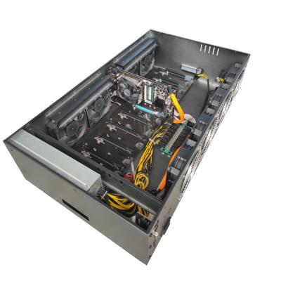 China 8GPU 55mm Launch B85 Graphics Card Case Chassis Graphics Server Chassis Encryption Desktop GPU Chassis for sale