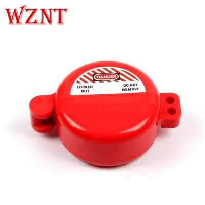 China Made from ABS NTS03-2 Durable Plastic Small Cylinder Lock Cylinder Tank Lock Safety Valve Plastic Lockout for sale