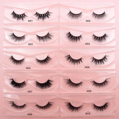 China Festind 2021 Natural Short Long Mink Lashes Black Eyelashes Cruelty Free 3d mink eyelashes lasheswholesale seller for sale