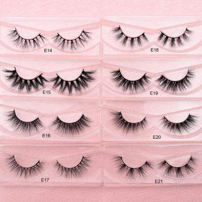 China Long Natural Reusable Long Mink Lashes Dramatic Soft Dramatic Mink Lahes 3D Mink Eyelashes Private Label Handmade Shorts for sale