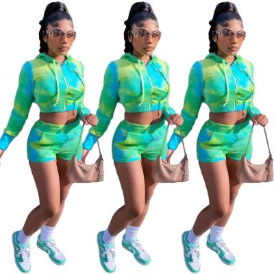 China Autumn Two Piece Sets Loose Fashionable Viable For Women Sports Hoodie Sleeve Pocket Pantsuit 2021 Along With Zipper for sale