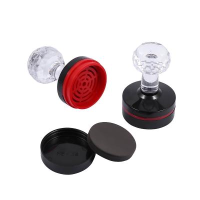 China Desktop Crystal Flash Stamp Handle Photosensitive Material With 7mm Pad Seal Photosensitive Material for sale