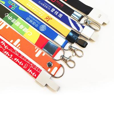 China Empty mask lanyard 20mm polyester ribbon used for sublimation printing manchines lanyard material roll for sublimation printing for sale