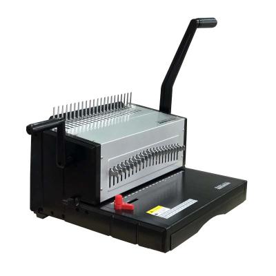 China A4 Comb Binding Machine Desktop Comb Binding Machine Plastic Heavy Duty Comb Binding Clip For Plastic Machine 51X47X34cm for sale