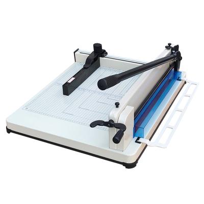 China 858 A3 Guillotine Paper Cutter Trimmer Size Heavy Duty Manual Paper Cutter a3 a4 73X60X25CM for sale