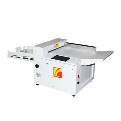 China Home Use RD350A Multifunctional Electric Paper Book Cover Creaser and Punched Cut Punching and Creasing Machine for sale