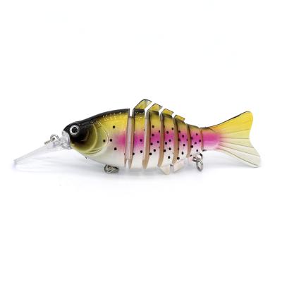 China Plastic 17.3g 12cm 7 Segments Multi Jointed Proberos Fishing Lures for sale