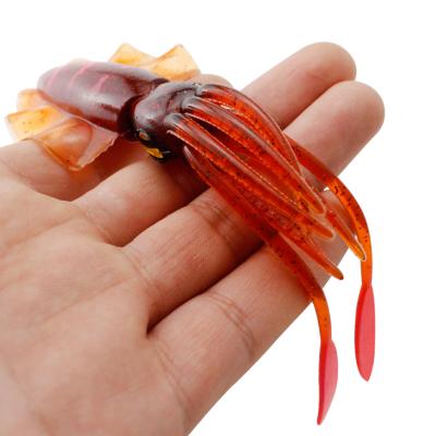 China 2021 Popular Silicone Saltwater Fishing Lures Soft Plastic Bait Squid Skirt Fishing Luminous Hoochies Octopus Skirt for sale