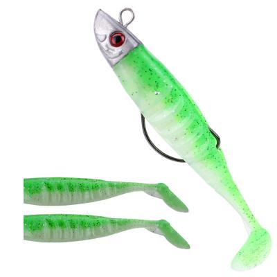 China Lead+PVC GASTORNI 11cm Artificial Lead Jig PESCA Carp Swimbait Main Eel Lure Soft Fishing Lure for sale