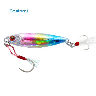 China Jig 7g 10g 15g 20g 30g Metal Lead GASTORNI Fishing Lure Bait Building Slow Pitch PESCA March Lure Aid Hooks Lures for sale