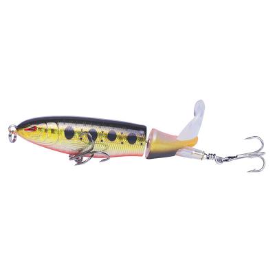 China ABS Plastic 13cm Rotating Tail 37g Snap Lure Realistic Artificial Hard Bait Bass Pike Fishing Tackleg Ta Topwater Wobbler Fishing Lures for sale