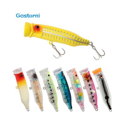 China ABS Plastic Bodies 9g GASTORNI 70mm Artificial Bait Snap Lure Sea Saltwater Floating Fishing Lure for sale