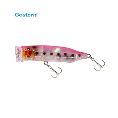 China Wholesale Custom ABS GASTORNI 70mm Plastic 9g Water Slip Top Bait Bulk China Design Fishing Lures for sale