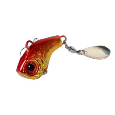 China New OEM 7g 10g 14g 21g Metal Lead GASTORNI Metal Lure Mini Vib With Spoon Fishing Tackle Pin Crank Bait Vibration Spinner for sale