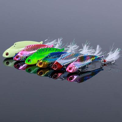 China GASTORNI Metal Lead Sinking Vib 75mm 28g Fake Groundbait Artificial Groundbait Lure Fishing Artificial Lures for sale