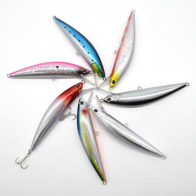 China ABS GASTORNI High Quality 5.5in Plastic Hard 2.18oz Minnow Lures Big Heavy Minnow Mullet Lure for sale