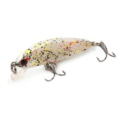 China Hot Selling ABS Plastic GASTORNI New Sinking Mini Minnow Lure Hard Bait 5.7cm 4.4g Flip Eye Bass Fishing Wobbler Bait With for sale