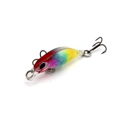 China Mini Minnow Fishing Lures Swimbait 5cm Selling ABS Plastic Hot Artificial Simulation Fis Hooks Fishing Tackle Vib Sink Groundbait 2.8g Small for sale