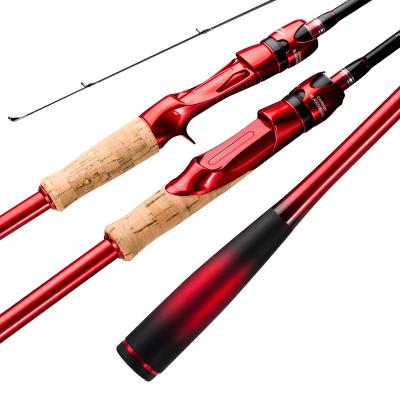 China Carbon GASTORNI Bass Spinning Casting Ultra Light High Carbon Rod Sea Baitcasting Trout Fishing Rods for sale