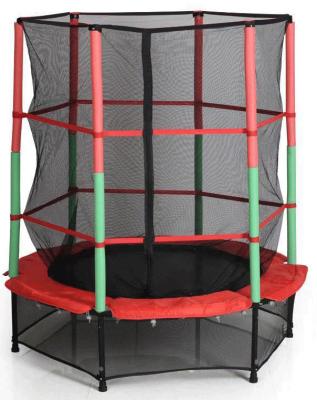 China With 55 Inch Round Mini Trampoline Protective Net Children Fitness With Outdoor Protective Net Trampoline for sale