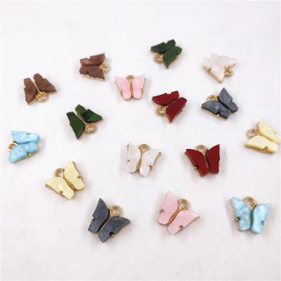 China Unique Design Hot Selling Plating Plating Pendants Or Charm Butterfly Charms for sale