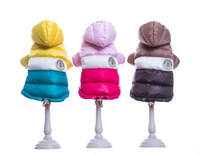 China Hot Selling Viable Dog Down Cotton Coats Pet Jackets Dog Warm Pet Clothes Waterproof Vest New Design For Dog for sale