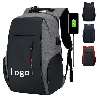 China With Custom Logo USB Logo USB Men's Business Men's Laptop Backpack Bag Multi-Functional Briefcase Filling Backpack for sale