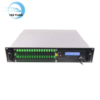 China FTTH FTTB FTTX 32 Port Network 22dBm YDFA With WDM High Power 1550nm Optical Amplifier for sale