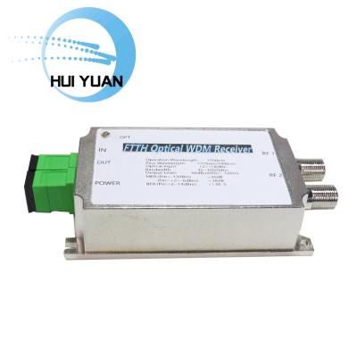 China FTTH FTTB FTTX Network OR34 WDM 2RFout CAG MMIC CATV Digital Active Optical Receiver / FTTH Mini Optical Node for sale