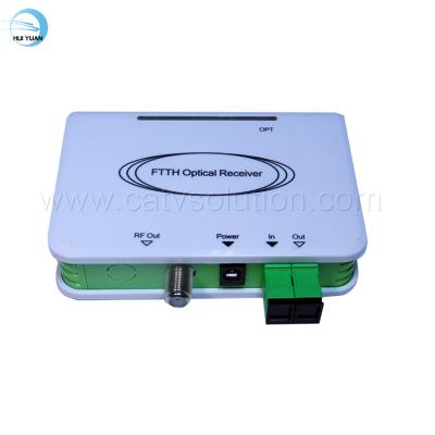 China FTTH FTTB FTTX Network CATV Mini FTTH Node lWDM Receiver With One RF Port Triplexer Minimode Optical Receiver for sale