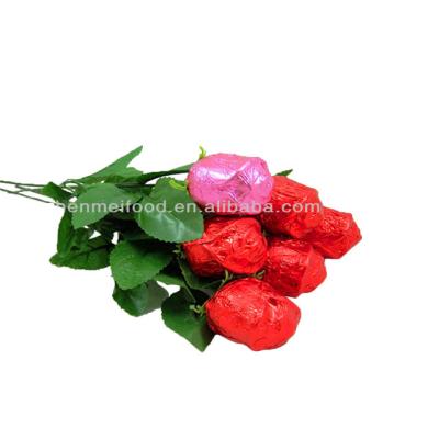 China Vegan Cavity Colored Rose Pure Milk Chocolate With Customized Chocolate From China Factory Manufacture for sale