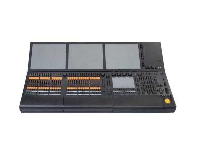 China KTV Full View Touch Screen DMX Three Lighting Stage Light Console Controller with Motorized Faders for sale