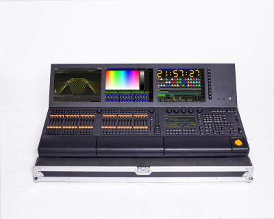 China KTV DMX512 Controller Grand MA2 Three Screens Lighting Console With Windows System For Party Event Disco Wedding for sale