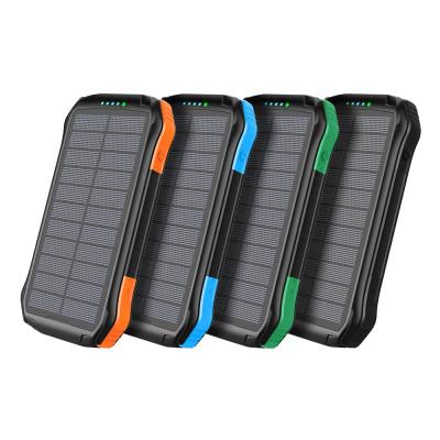 China OEM PD18W 16000mah Waterproof Fast Charging Wireless Charger Solar Power Bank Support Factory Charging for sale