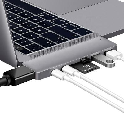 China Beeste Aluminum Alloy 4 in 1 Converter Type C to USB 3.0 x 4 Desktop USB C Hub for Surface Pro 7 for sale