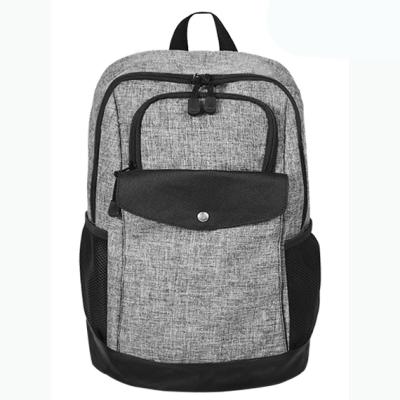 China Promotional New Design Two Tone Color Laptop Daily Backpack Waterproof for sale