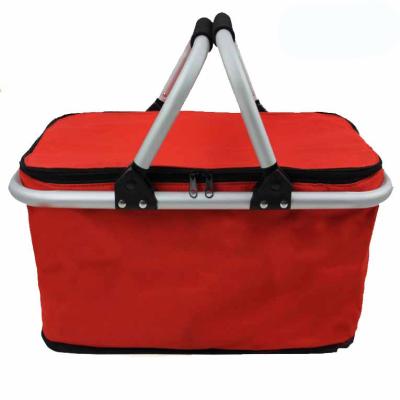 China Large Red Waterproof Reinforced Picnic Cooler Bag With Chair for sale