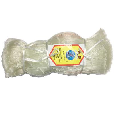 China Nylon Monofilament Tramline Double Knots Single Layer White Color for sale