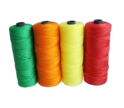 China Hot Selling Fishing Field Colorful 380D Twisted Pe Fishing Twine / Baler Fishing Twine for sale