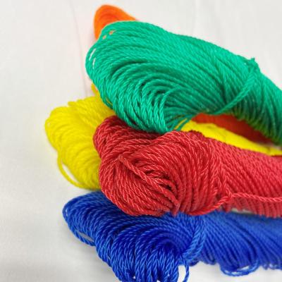 China High Tenacity Colored Polyethylene Twine HDPE Braided Twine Hnak Bundle PE Twisted Twine for sale