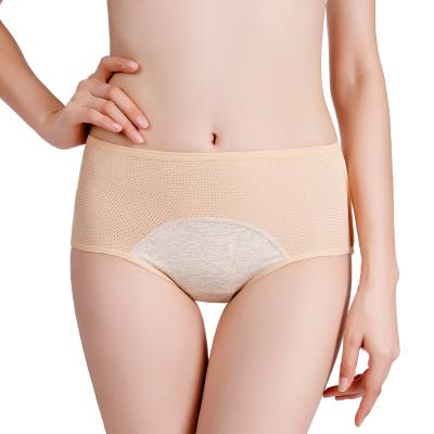 China Hot Selling Antibacterial Women Menstrual Panties Leakproo Comfortable Physiological Female Menstrual Underwear Period Panties 3 Layers for sale